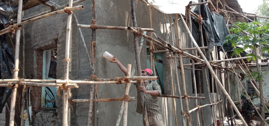 External Plaster Work Image